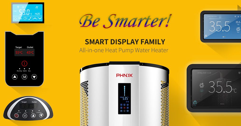 Smart display can make your water heater more energy-saving to cut off the electric bill all year around. 
#phnix #heatpump #heating #cooling #hotwater
#domestic #commercial #industrial #residential
#heatpumpwaterheater #integratedheatpump
#allinoneheatpump #R134a #R290 #WiFi