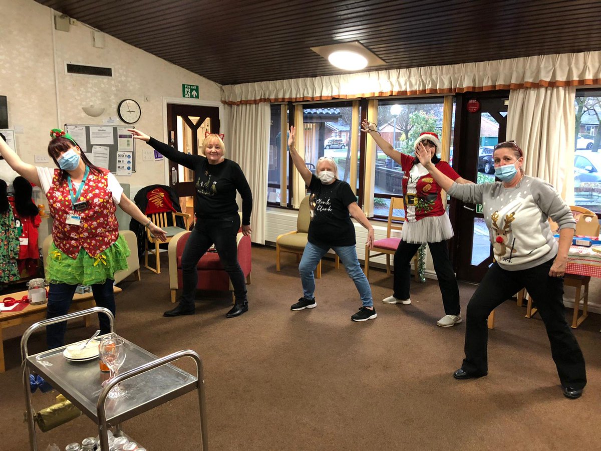 WeAreMioCare's tweet photo. More #Christmas deliveries to our Residential Enablement Service at Medlock Court this morning...
💃🕺 And this time it's a trophy!
The Medlock staff team are this year's 'Community Health & Adult Social Care #CHASC 2020 Holiday Outfit Champions'! 😀 https://t.co/ZJNFHZsDFU