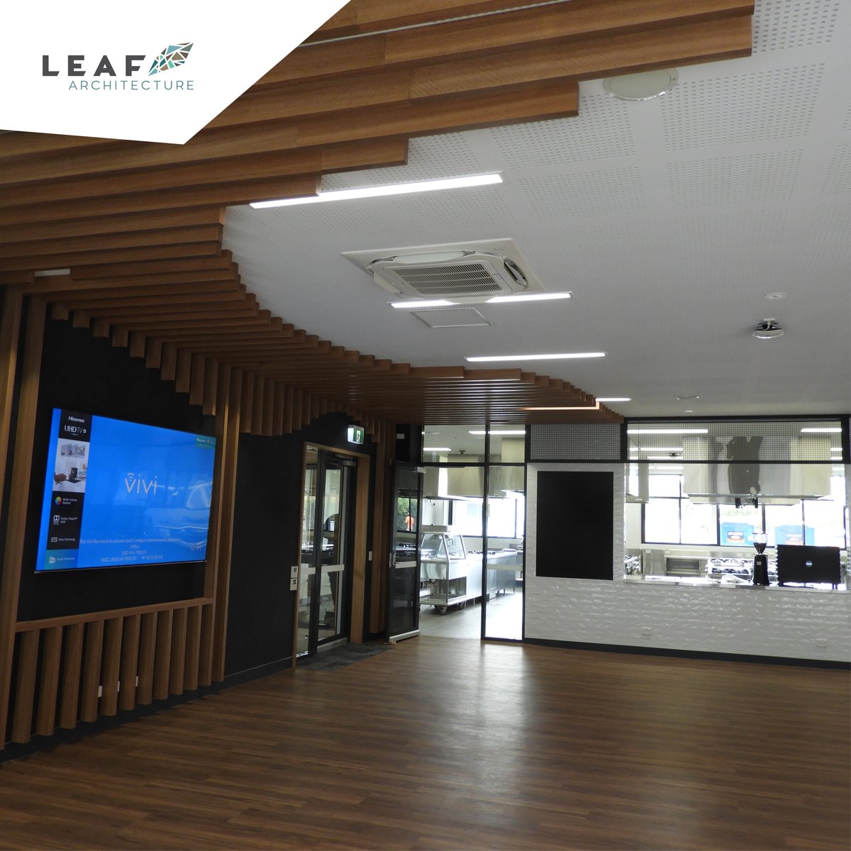 leaf_arch's tweet photo. #LeafArchitecture is excited to have finished 2020 with the completion of our hospitality upgrade to Corpus Christi Catholic High School in Oak Flats. Chris Martin led the design and worked with SOFC Projects on the build.
#schooldesign #educationarchitecture #learningspaces https://t.co/5LqWkAe558