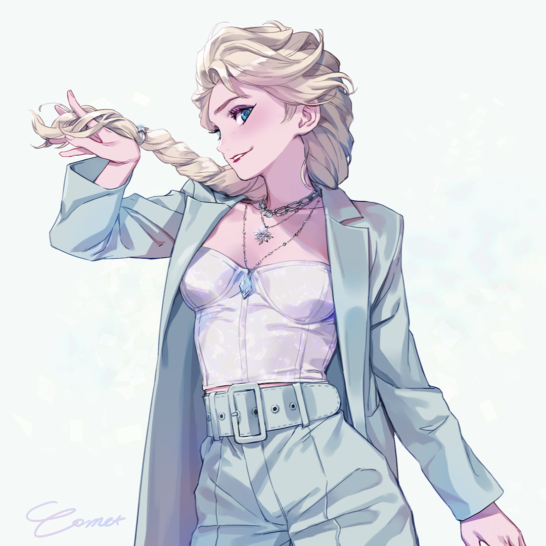cocomet's tweet photo. Elsa fanart
#겨울왕국 #Frozen

의상은 아래 사진을 참고해서 그렸습니다.
costumes referred to this picture.⬇️
https://t.co/kM6vLdXUo7 https://t.co/t2iVFnfFBv