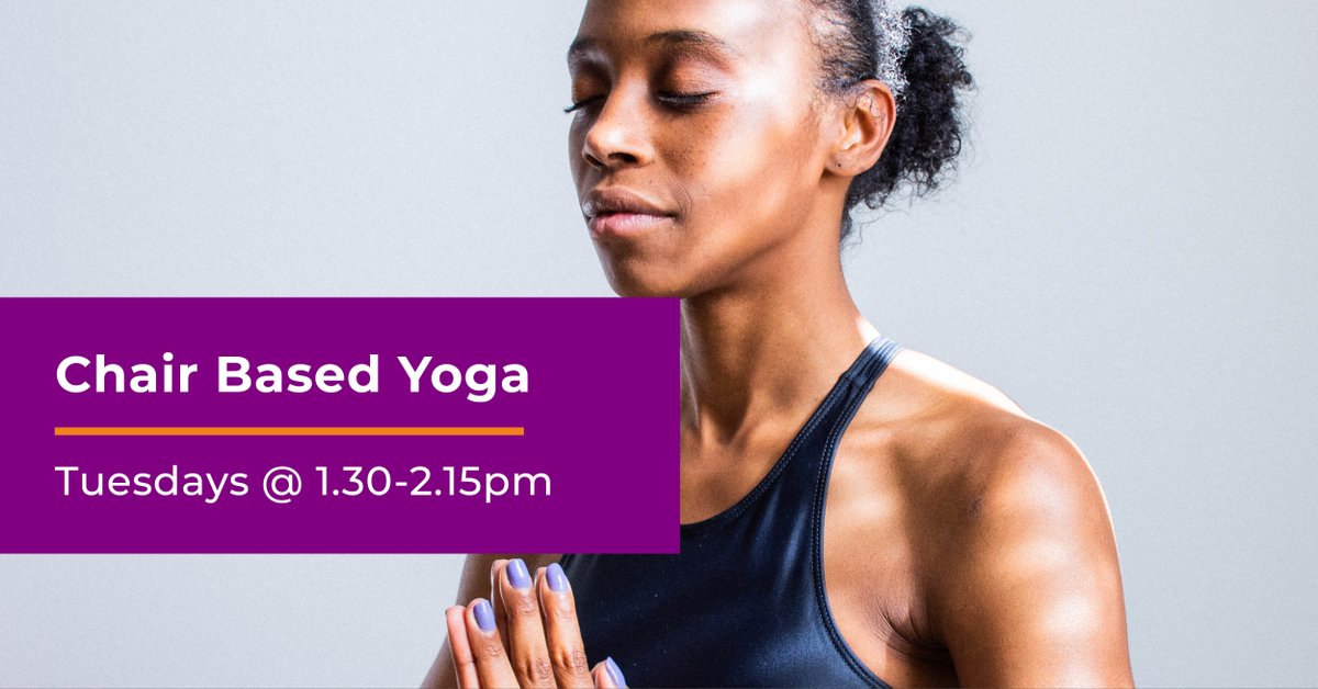 derbyshirecarer's tweet photo. Chair Based Yoga
Take things at your own pace and exercise in the comfort and safety of your own home, along with other Carers online.

For more information and to book a place, please contact Katie Matkin by phone, 07773 173 416
or email: katie.matkin@derbyshirecarers.co.uk https://t.co/fghGouzEhp