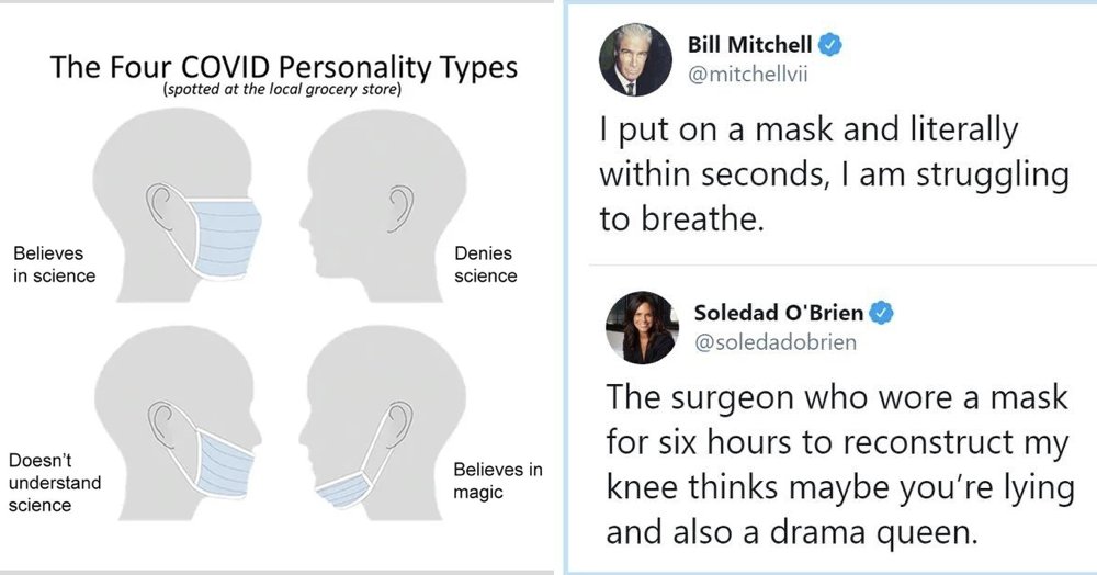 ThePoke's tweet image. Simply 13 favourite takedowns of covidiots who refuse to wear a mask
thepoke.co.uk/2020/12/18/sim…