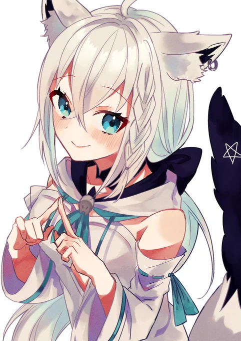 照れ顔きーつねっ?

#絵フブキ 