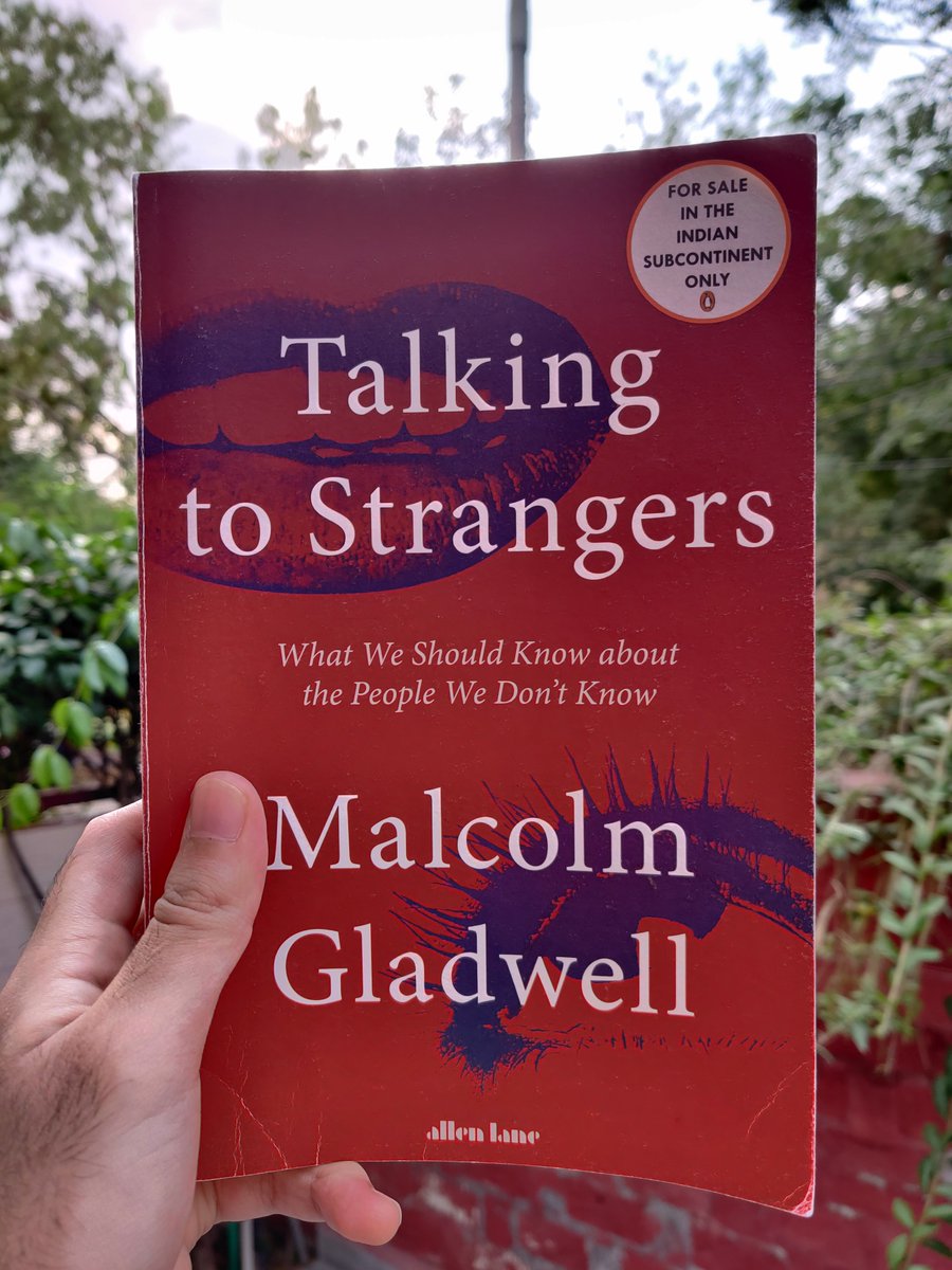 2. Talking to Strangers by  @Gladwell: MG crafts a compelling tale based in historical, cultural, legal and psychological contexts to dispel misplaced assumptions we make while decoding a stranger. Reading MG is fun, even if you disagree with his ‘profound insights’.