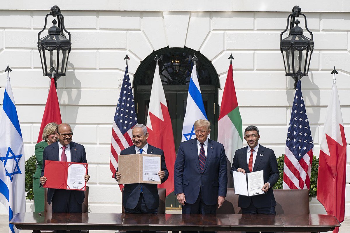 The circle of peace grew substantially since the 1991 conference with agreements achieved with Jordan (1994), the UAE (2020) and Bahrain (2020). Full relations are also en route with Sudan and Morocco and hopefully we’ll see more and more countries joining.END THREAD.