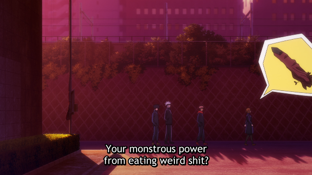 Slows down to wait for Megumi