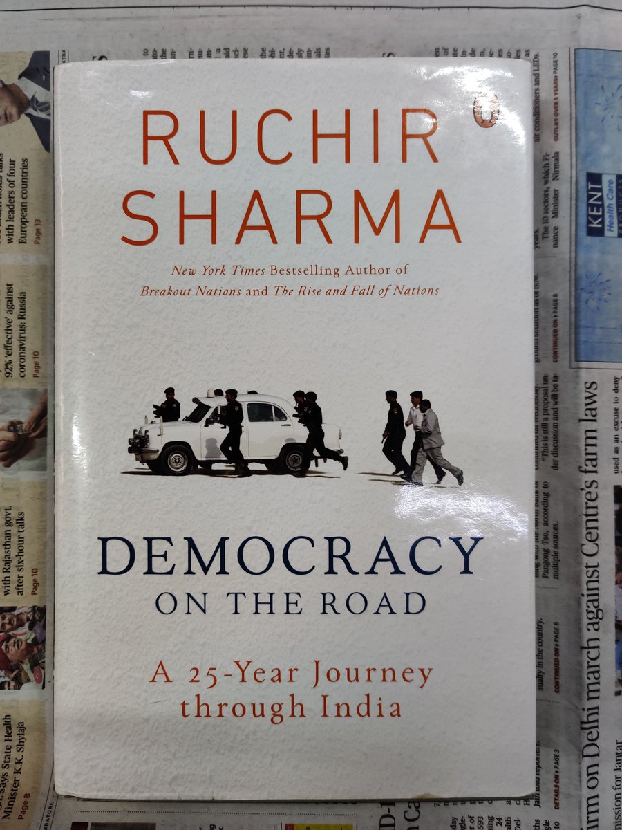 8. Democracy on the Road by Ruchir Sharma: An unrivalled picture of how India and its democracy work, drawn from Ruchir’s two decades spent on the road chasing elections. Interesting insights into how the Indian voters think and exercise their franchise.