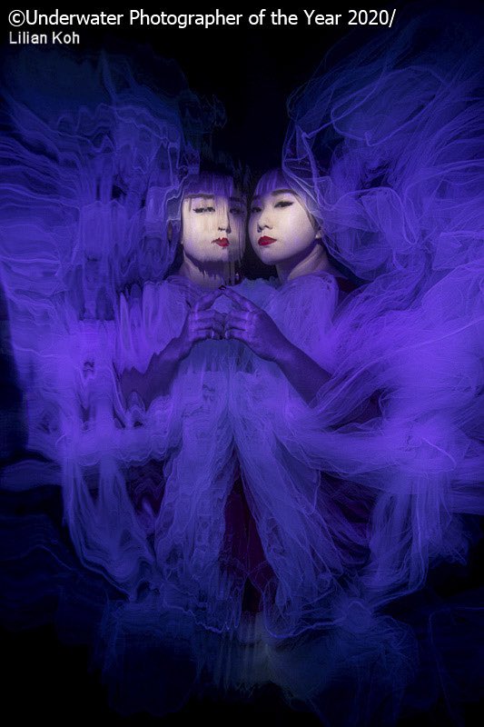 Just two weeks left to get your entries in formation for #UPY2021. This reflected portrait was a category winner in 2020 for Lilian Koh.  More info and enter here:
underwaterphotographeroftheyear.com