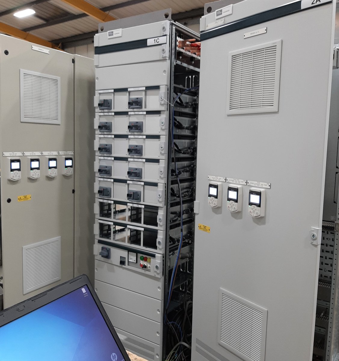 SaftronicsLtd's tweet photo. One of our latest projects undergoing final inspection and test.  Saftronics are one of the few worldwide Siemens #SIVACON partners that are licenced to manufacture the half and quarter sized withdrawable units. Visit our website for more https://t.co/IgC0LbVqfE
#mcc #sivacon https://t.co/1me3I4DMva