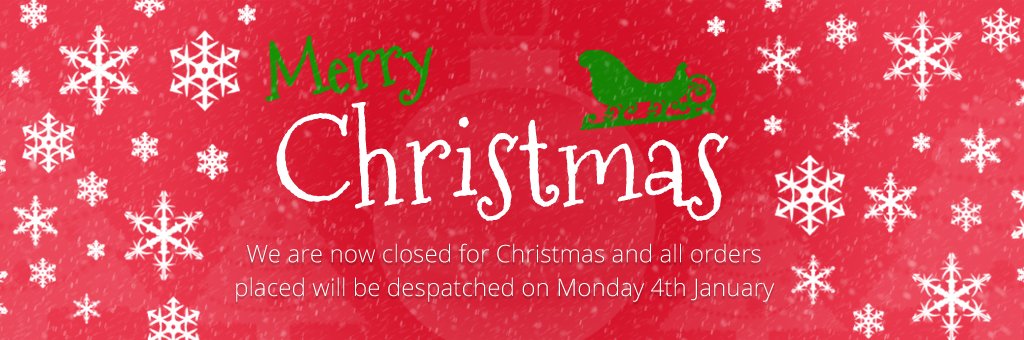 🎄🎅 That's it from us for this year! All orders placed from now will be despatched from the 4th of January. We hope you all have a Merry Christmas and we look forward to seeing you in the New Year! 🎄🎅
