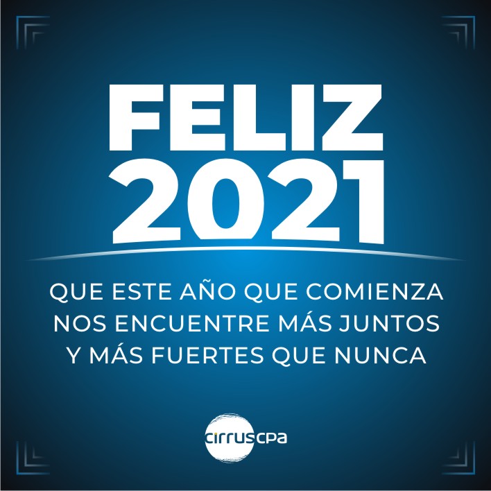 El 2020 nos ha puesto a prueba, pero de estos momentos difíciles, saldremos fortalecidos! Que este año que comienza nos encuentre más juntos y más fuertes que nunca #feliz2021