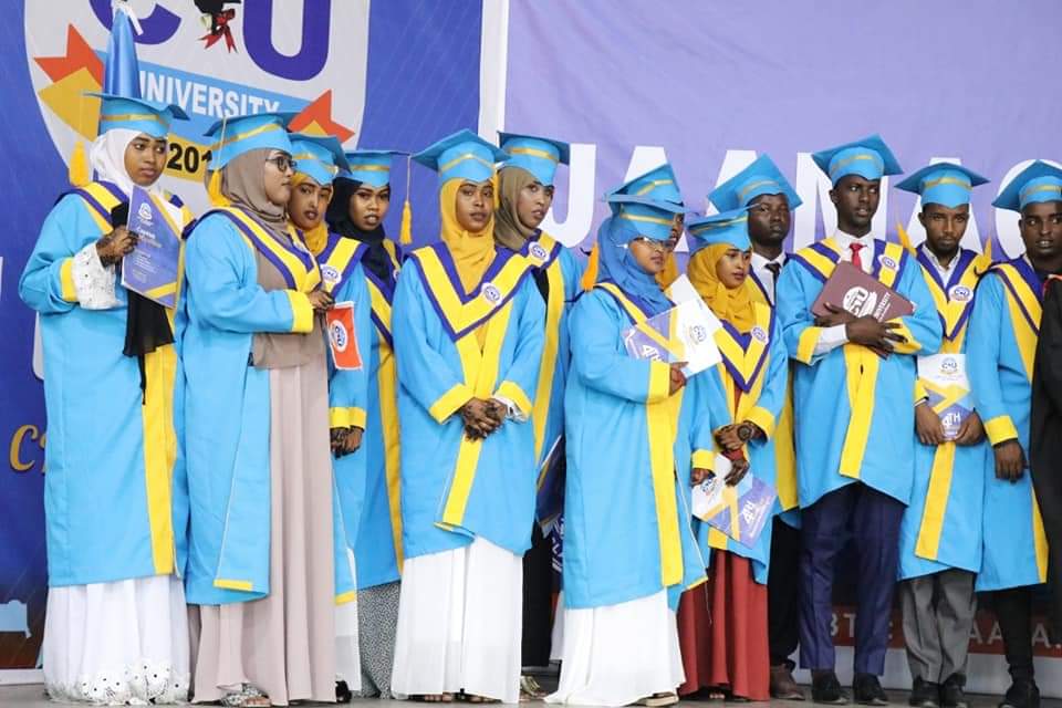 Leadershipm2023's tweet photo. We are sending congratulation message to all students who graduated from Capital University in Mogadishu. We are sharing with you this delightful day for your celebrations and hope you huge achievements for your endeavours.
#Educationfirst
#CU4thConvocation https://t.co/W2n2OLJ27X