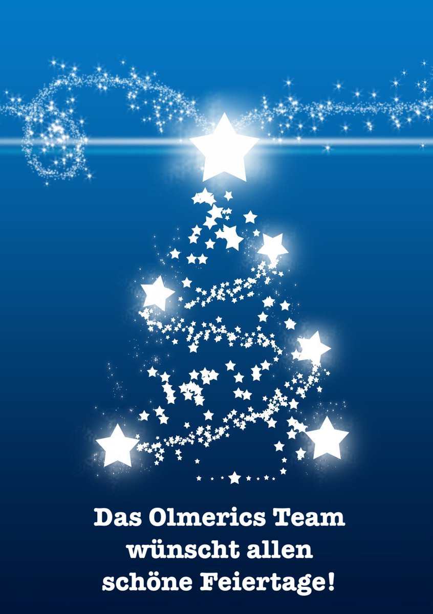 Das Olmerics Team wünscht allen Kunden, Freunden und Familienangehörigen schöne Feiertage! 🎄 🎅