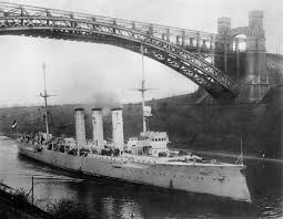 The light cruiser SMS Dresden was laid down in Hamburg in 1905 as the lead of her class and finally completed in 1908 and is often eclipsed by her famous sister SMS Emden.