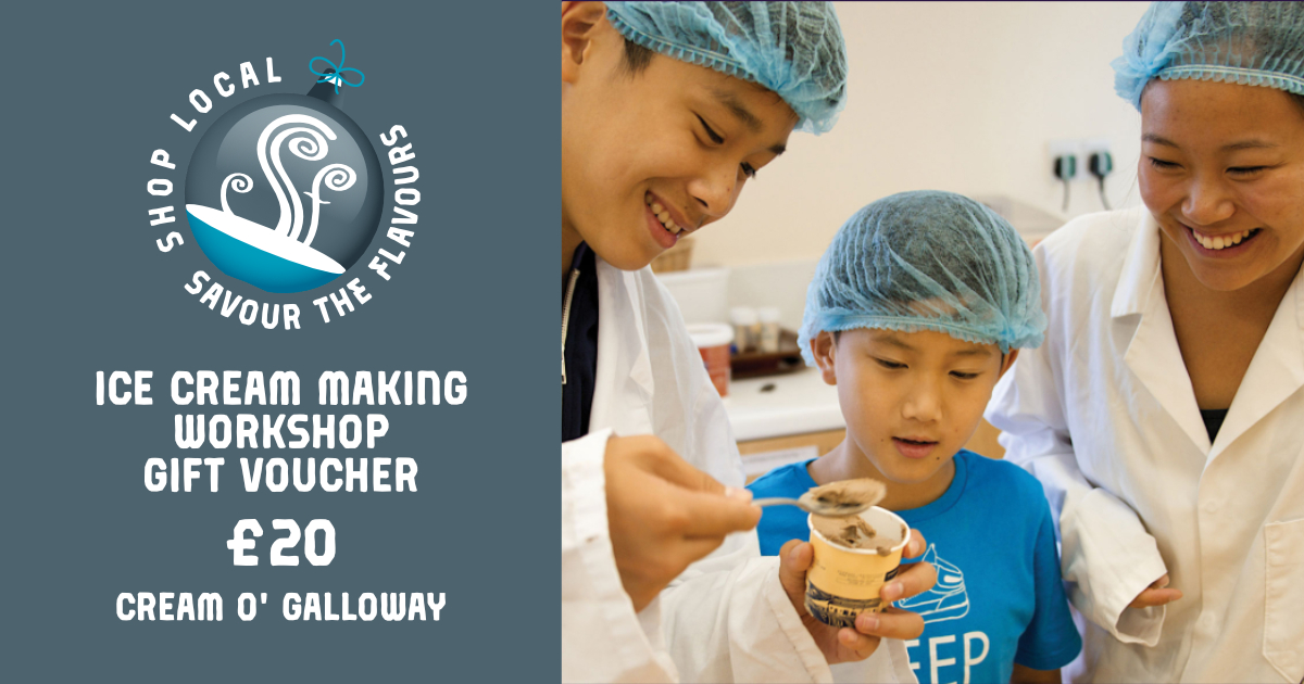 A last-minute gift idea, @creamogalloway's workshops proved so popular in August that these events will run at least weekly when guidelines allow. The vouchers are valid for 2 years, so this is a deliciously fun day out to look forward to! creamogalloway.co.uk/events/event-g…