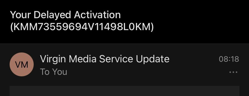 Reidy_JG's tweet photo. First impressions are important. I’ve just been stood up by @virginmedia 20 mins after they should have been here installing my broadband.

And their suggested install date is a month from now? @richardbranson you money-grabbing fiend. https://t.co/ZNCY5uLiFr