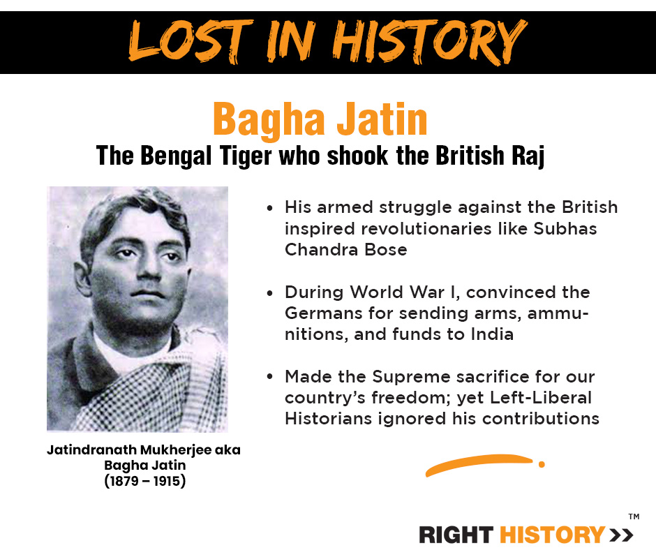 RightBharat's tweet photo. “We shall die to awaken the nation”- #BaghaJatin 

The Unsung Bengal Tiger who shook the British Raj and  was an inspiration for #Netaji and other Freedom Fighters.

#RightHistory #Article370 

@fgautier26 
@ShefVaidya 
@smitabarooah 
@SouleFacts https://t.co/U30LJsaA9G