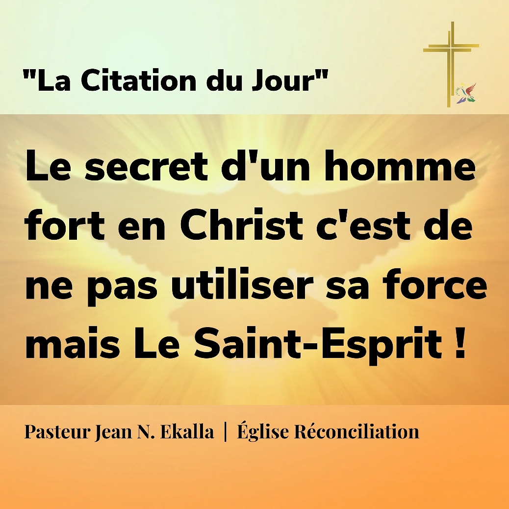 gliseRconcilia1's tweet photo. Alors il reprit et me dit: C’est ici la parole que l’Éternel adresse à Zorobabel: Ce n’est ni par la puissance ni par la force, mais c’est par mon esprit, dit l’Éternel des armées.
Zacharie 4:6 https://t.co/WGbggWpMY4