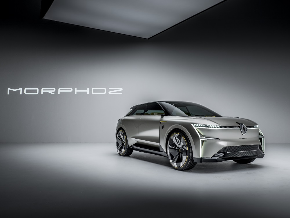 RenaultUKPR's tweet photo. In March we revealed the #RenaultMORPHOZ concept🚗⚡️A new smart, electric, autonomous concept, showcasing electric mobility of the near future #GroupeRenault2020 https://t.co/Z8peyStwts