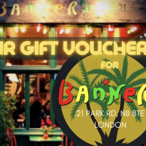 Last minute 🛍 shopping! Our Banner’s Vouchers even when purchased on Christmas Day, will land straight in 📧someone's in box....We will extend the validity of vouchers bought in December 2020 by an extra 6 months! 😎#giftideas #shoplocal #crouchend #bannersN8 #muswellhill