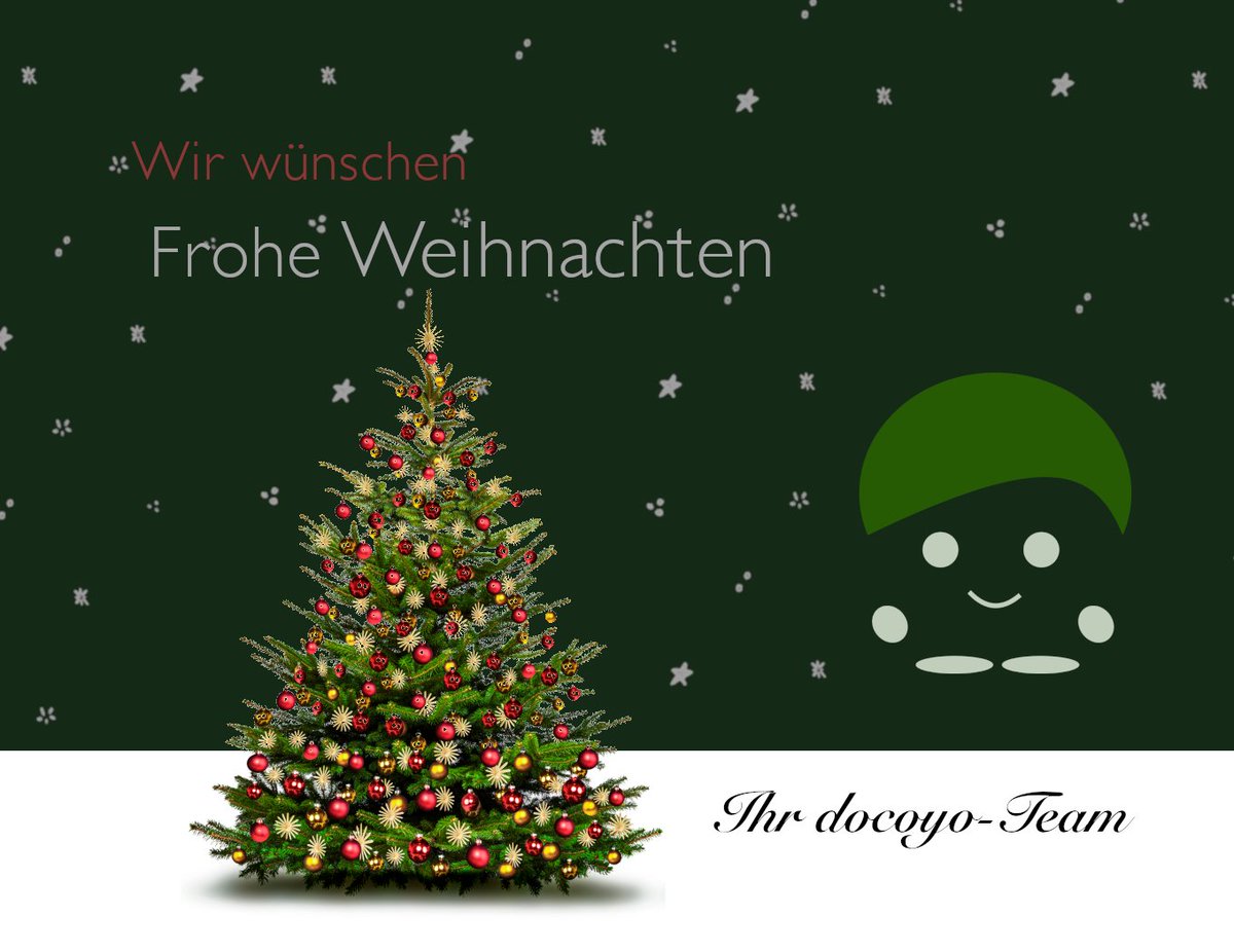 DocoyoCom's tweet image. Wir wünschen Euch frohe Weihnachten! Genießt die Feiertage, bleibt gesund und kommt gut in ein schönes neues Jahr! 🎅🎄💫