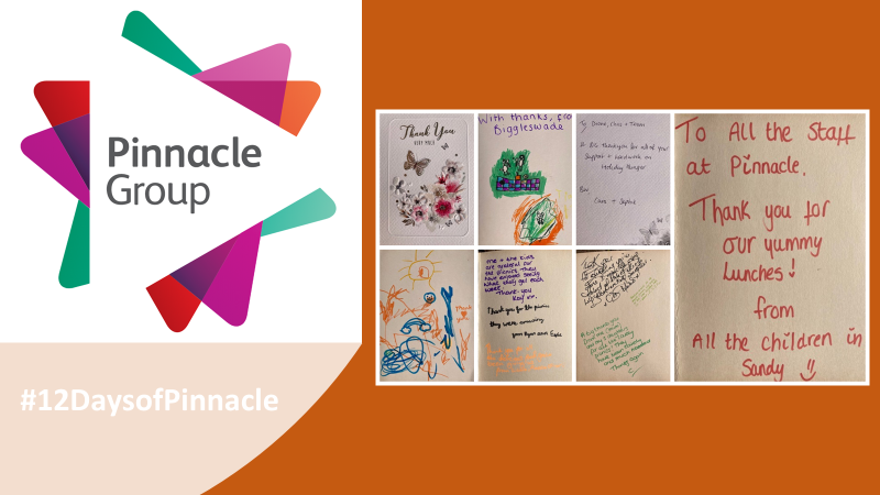 _pinnaclegroup's tweet photo. On the third day of the #12DaysofPinnacle, we look back at some amazing #thankyou notes from families we supported in the #summer #holidays.
We delivered meals to families in the local community during a time of need.
#Feedback #humbled https://t.co/7A1ILQ9jP8
