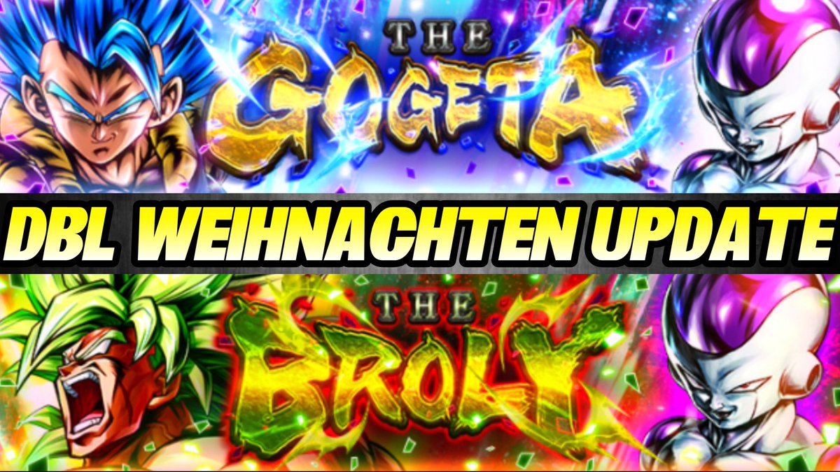 I3lack_Rabbit's tweet photo. DBL WEIHNACHTEN UPDATE - LF SSB Gogeta & LF Broly Banner sind da! 😎Events & Neue Missionen! 😲
https://t.co/Zv1yXulGR9
#DragonBall #DBL #DBLegends #News #Update #BlackRabbit #YouTube #SSBgogeta #SSJbroly https://t.co/aMtcu3hLmz