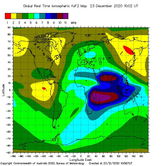 Global Optimum NVIS Frequency Map Based Upon Hourly Ionosphere Soundings via https://t.co/6WcAAthKdo #hamradio https://t.co/8OvHEXbGhB