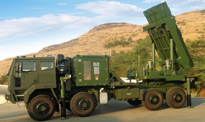 7. Unlike Akash, where missile is guided by the radar till the target, in case of QRSAM, BMFR will provide mid-course guidance through 'radar-data-link' and when the missile is close to target, its own RF-Seeker will take over.8. It has 6 ready-to-fire canisterized missile on+