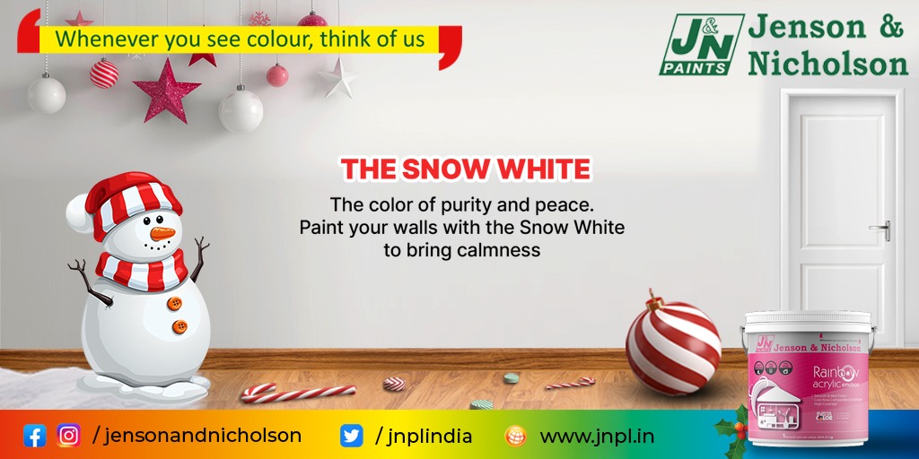 jnplindia's tweet image. The clean and pure snowy white can create a soothing sleep environment in your bedroom.

It helps in making the room look spacious and brings freshness.

Check us out at jnpl.in to light up your home with diverse colors.

#FestiveColours #white #snowwhite #JNPL