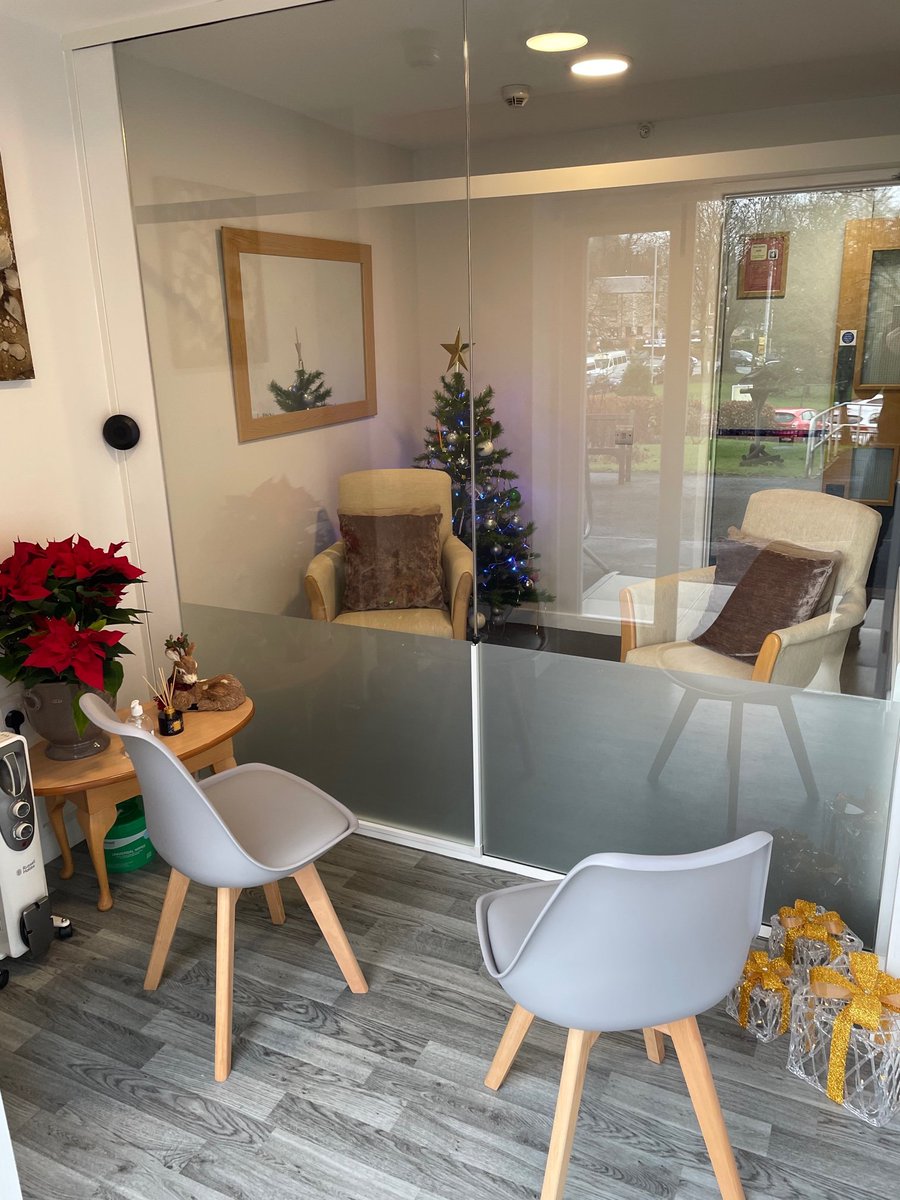 LancashireCC's tweet photo. We've installed new facilities at Lancashire County Council run care homes to ensure people can visit their friends and family safely over Christmas and the New Year. Read more here https://t.co/sd9QjfTqg2 https://t.co/Xz9vKxpb9I