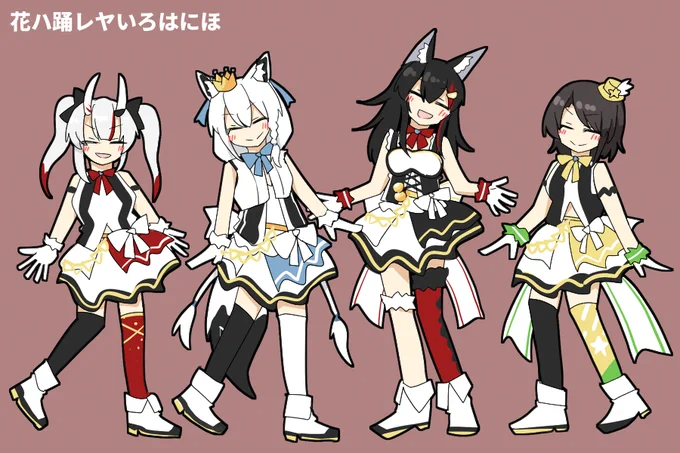hololive 2nd fes STAGE2配信お疲れ様でした #絵フブキ #みおーん絵 #百鬼絵巻 #プロテインザスバル #できたてころね #絵かゆ 