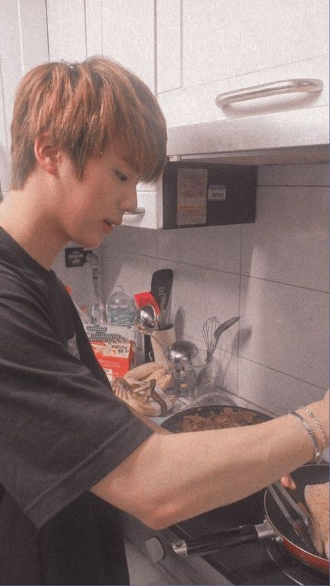 cooking for breakfast before you both go to school