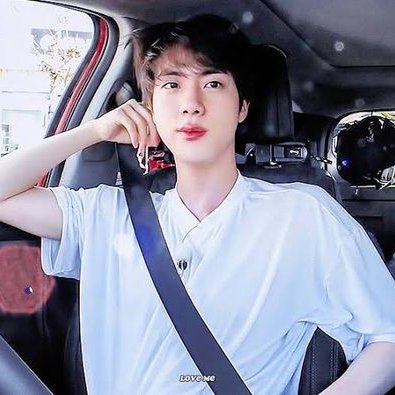 driving you to school with his messed up hair