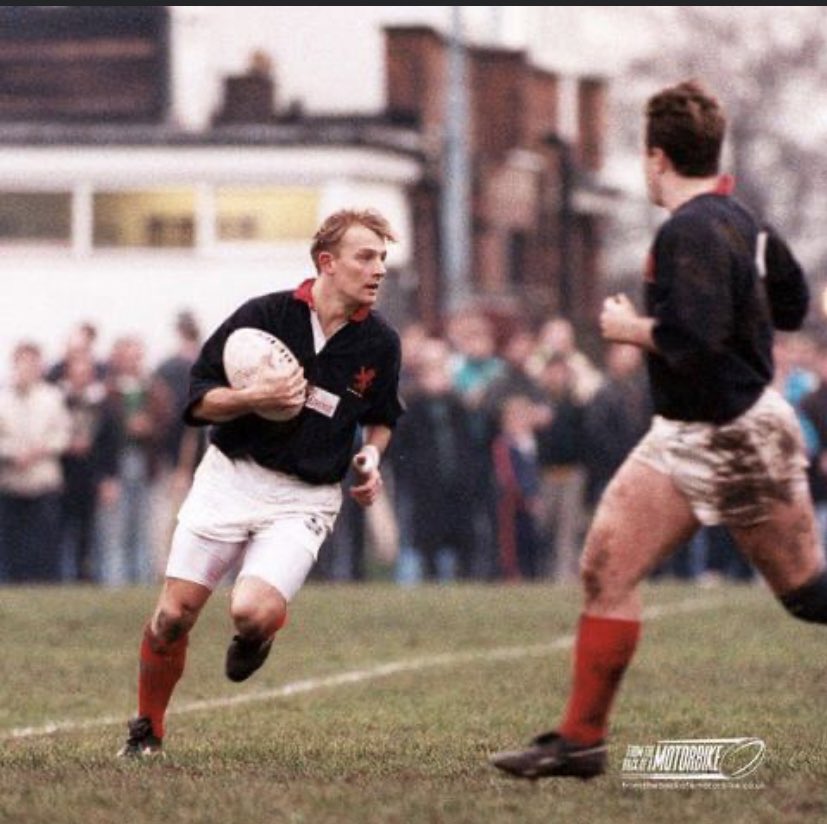 Blast from the past. We love this picture of our Director of Sport - Mr Appleson from back in his glory days 🏉 <a href="/LondonScottish/">London Scottish FC</a>