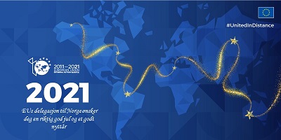 EUiNorge's tweet photo. Vi i EUs delegasjon til Norge ønsker deg en riktig god jul og et godt nyttår 🎄❤️ 🇪🇺 https://t.co/CplVaCczN2