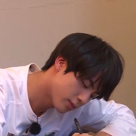 when you're both studying but you'll be distracted and just stare at his face