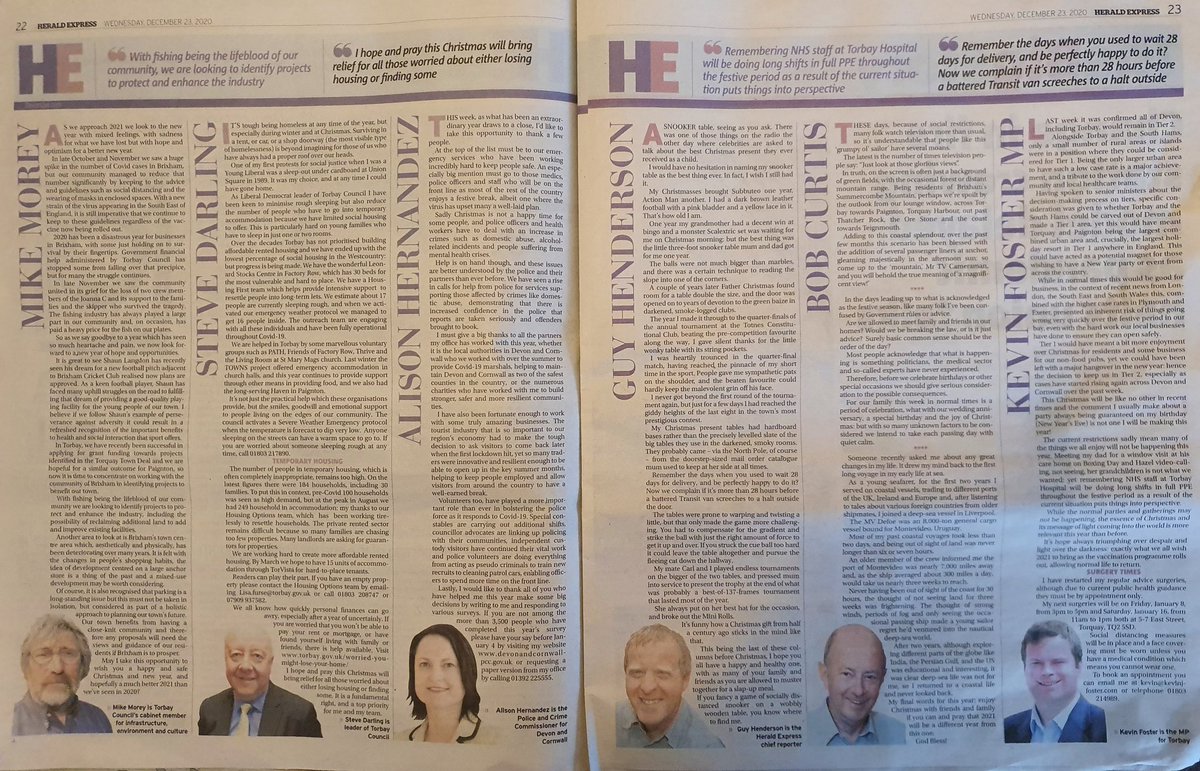 mikemorey17's tweet photo. The Herald Express is out today https://t.co/FFhO82I0Gp
