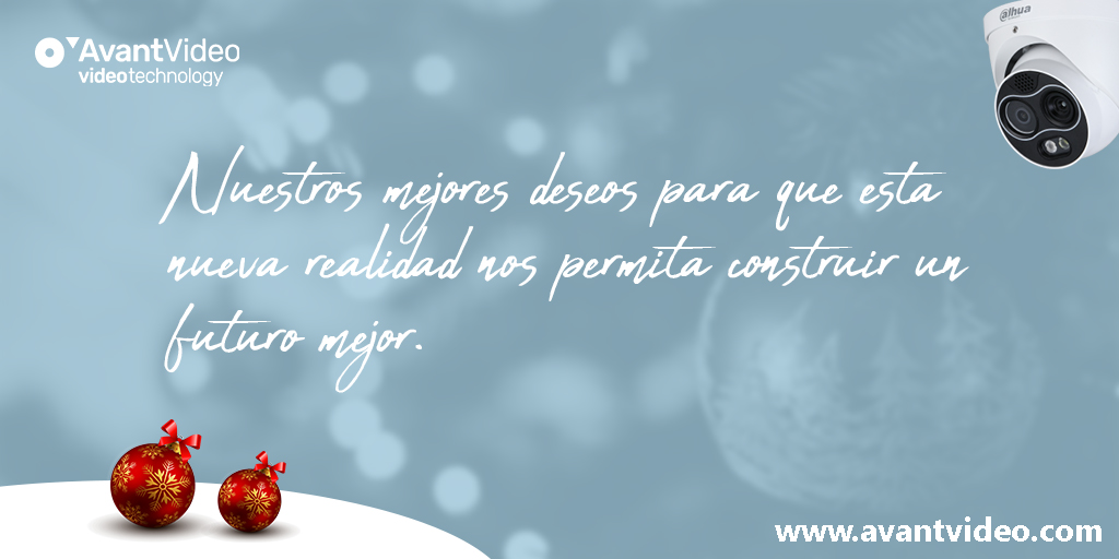 AvantVideoTech's tweet image. 🎄Os deseamos unas Felices Fiestas y un Próspero Año 2021 🎊

📅Nuestro horario en estas festividades:
✅ 24 y 31 de diciembre de 9:00h a 14:00h
✅ 25 de diciembre y 1 de enero estaremos cerrados

💻 Recuerda que nuestra web esta operativa las 24h los 365 días de la semana!