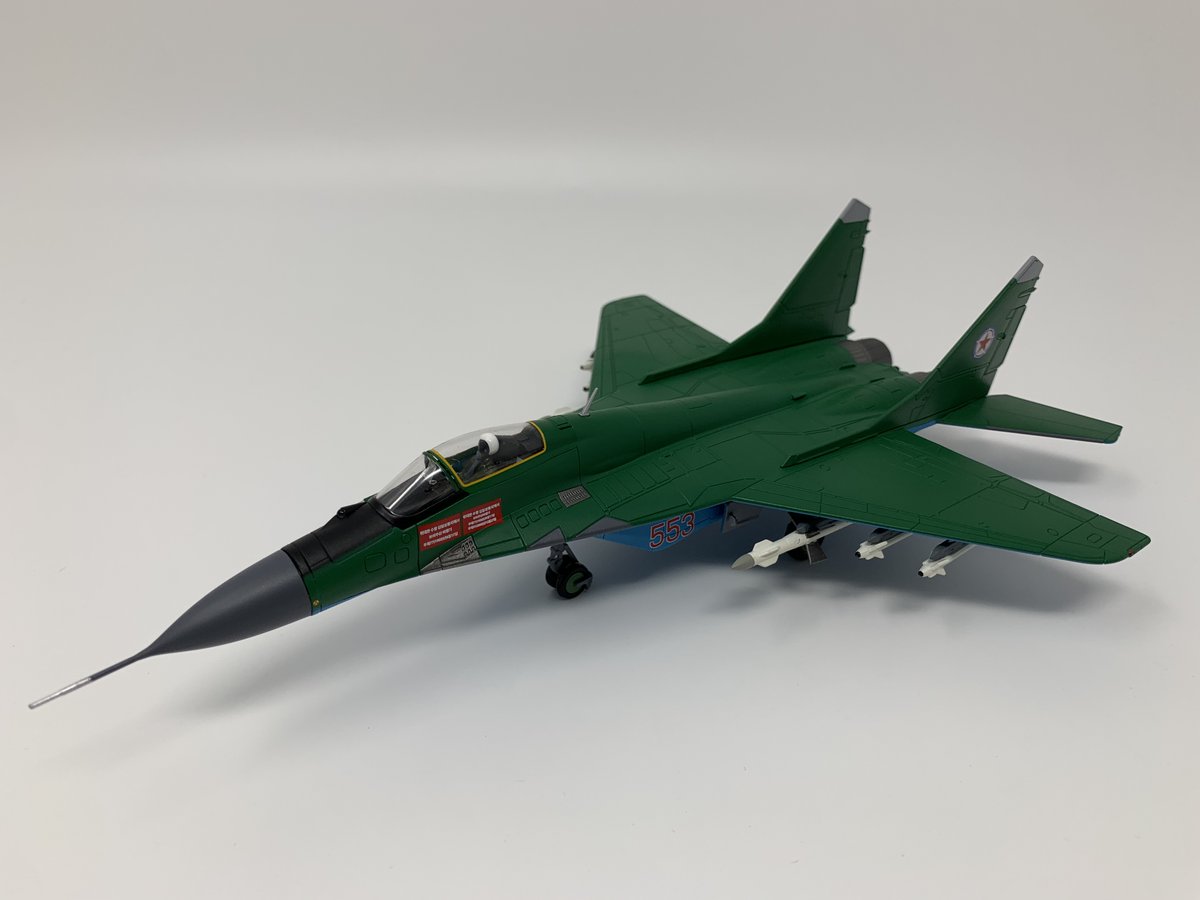 ■1/48 ミグ29 ファルクラム /ダイキャスト■フランクリンミント ◆ Hobby Master MiG-29SMT（9.19） 「ファルクラムE」 ロシア空軍