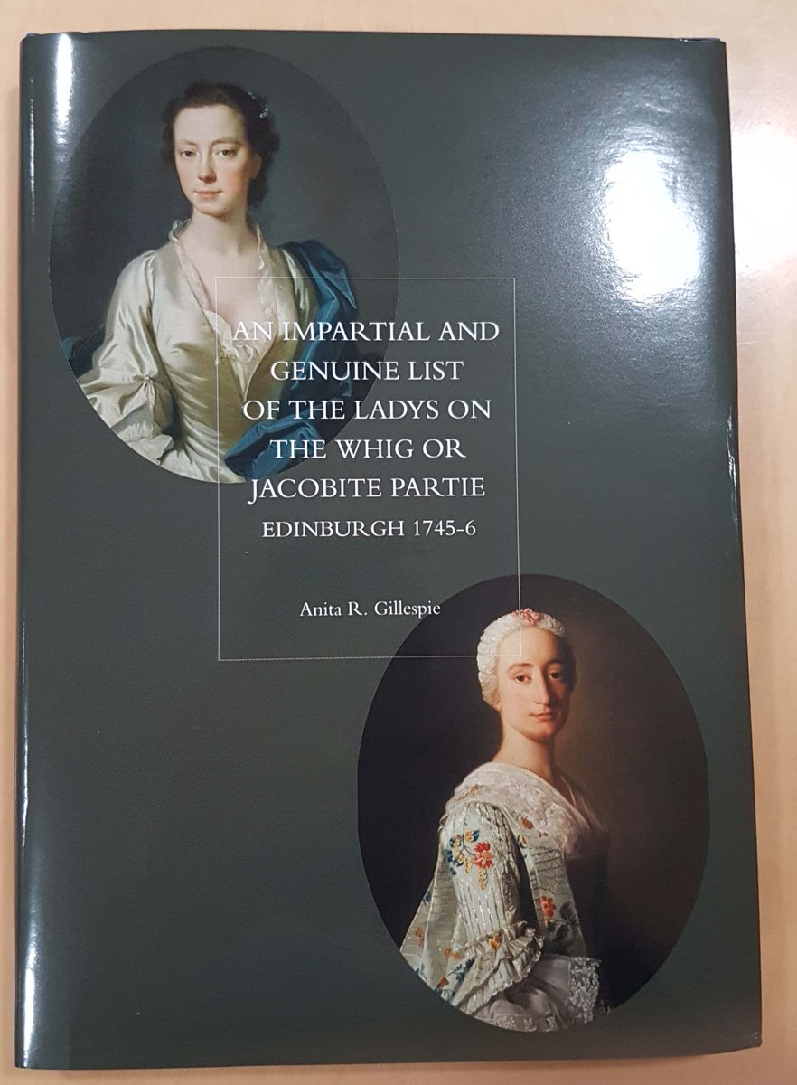 thewssociety's tweet photo. We are thrilled to announce the publication of Dr Anita Gillespie's superb Scottish Record Society's edition of the Signet Library's manuscript "An Impartial List of the Ladys.. [of]Edinburgh 1745-6", hot off the presses just in time for Christmas. https://t.co/i1ck7u2H6v