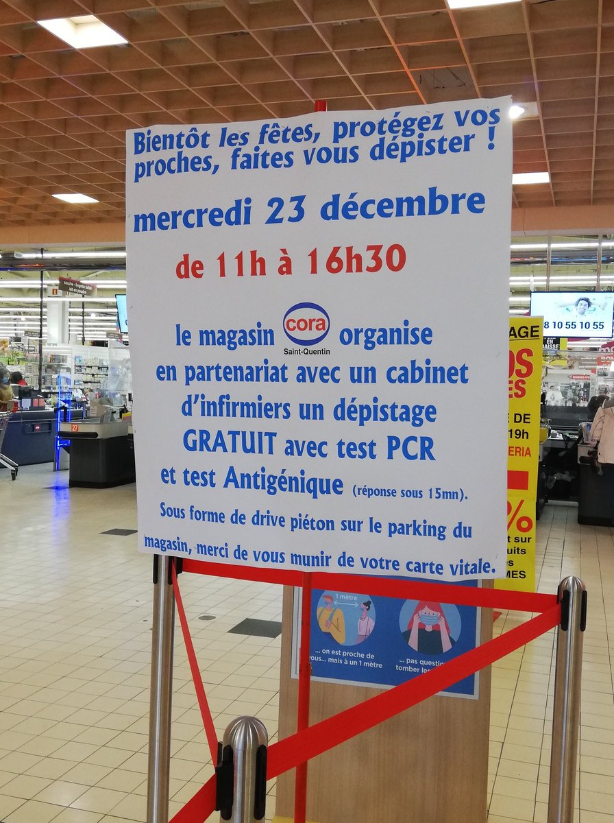 LINEAIRES's tweet photo. @corastquentin  organise le dépistage gratuit sur son parking. https://t.co/4rPejUwxMv