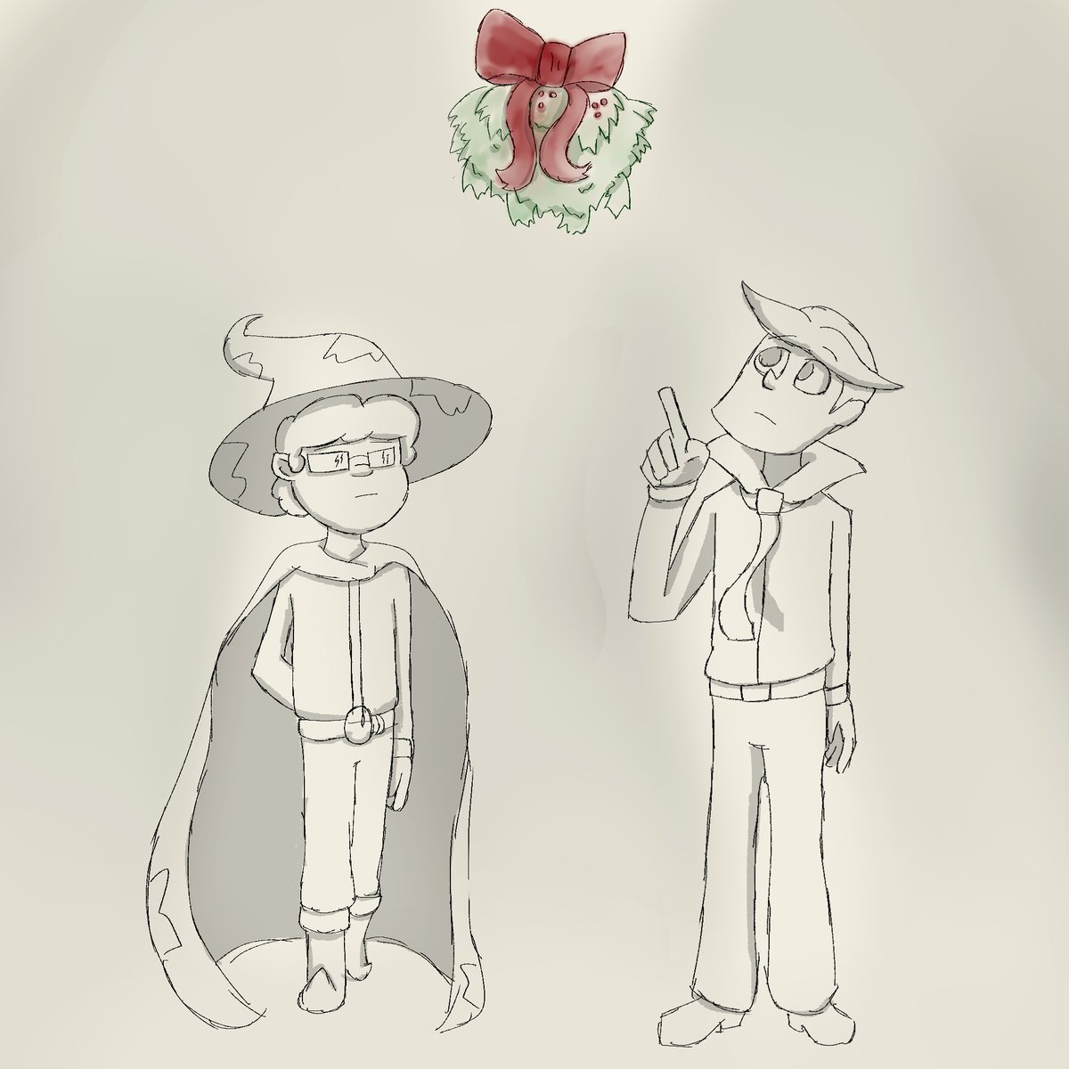 mister_spaceman's tweet photo. Return of the mistletoe! A vampire's kiss is a bit different...

No Tobias the Computer Wizard was harmed during the making of this comic.

#Oddysoffice #webcomic #digitalart #CalliopeMagazine #Christmas https://t.co/D3cF2AXoE8