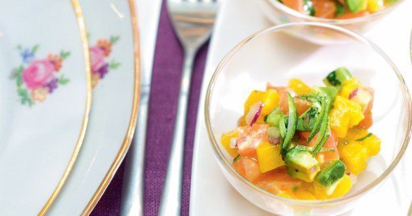 Tartare de saumon à la mangue via <a href="/Cuisine_VinsdeF/">CuisinetVinsdeFrance</a> 

buff.ly/2Jqms1q

#food #Cooking #cuisine
