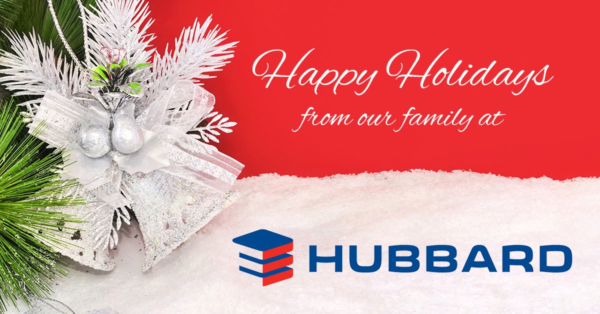 From all of us at Hubbard Construction Company, wishing you and yours a safe and happy holiday season! #happyholidays #family #friends #community
