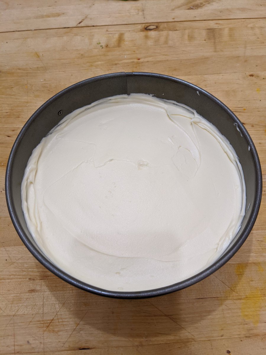 Yes!  It's time for white chocolate cheesecake from <a href="/Nigella_Lawson/">Nigella Lawson</a>. A firm family favourite for Christmas, we make it every year, can't wait to dig in! 😋