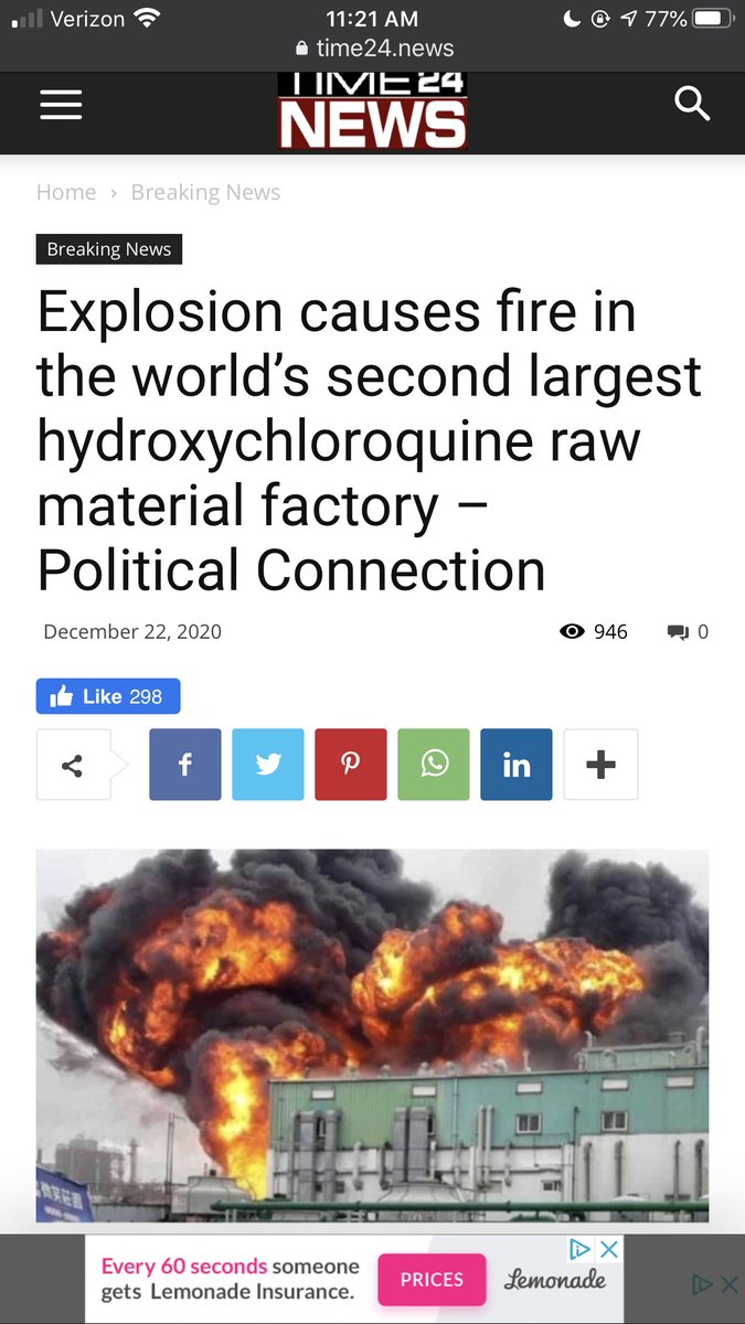 PatriotNewsman's tweet photo. @AwareAnon @zev_dr He was spending a lot of time recently pointing to the story in the attached picture. Twitter literally won’t let me link to it https://t.co/2depF7MslB