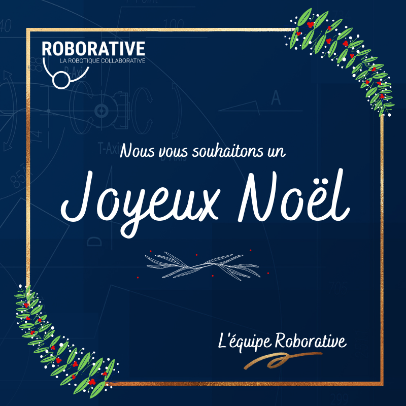 RoborativeCaen's tweet photo. Nous vous souhaitons un Joyeux Nöel ! 🎄🎅🏼

Toute l'équipe Roborative

#Robotics #fetesdefindannee https://t.co/Ps2sIkcuEj
