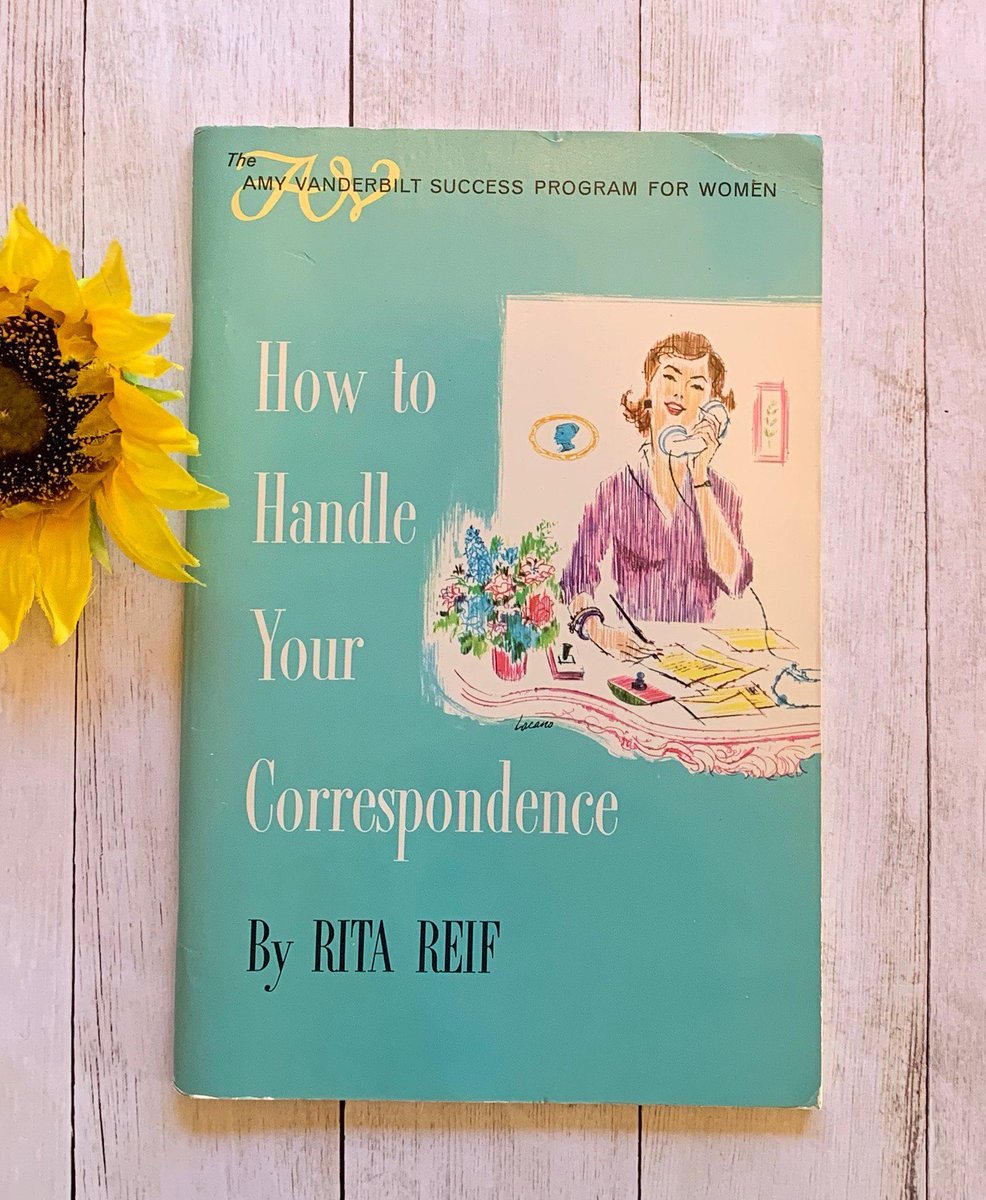 LadybugsTwo's tweet image. Vintage How to Handle Your Correspondence Book, Vintage Book, Vintage Ephemera, How to Book, Retro Ephemera, Mid Century, Amy Vanderbilt #etsy #blue #white #etiquettebook #letterwritingbook #midcenturybook #vintagebook #retroephemera #midcenturyephemera etsy.me/2M4DOXh