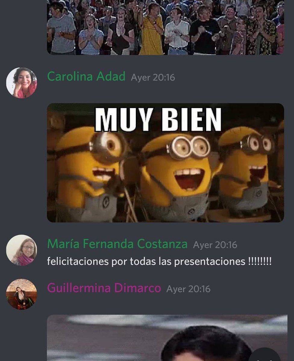SIyPDigicom's tweet photo. Festejamos en el #patioVirtual lo que será la versión #codoAcodo del 2021.

Lxs tutorxs de cada facultad compartieron gif, memes, reacciones y nubes de palabras de creación propia en un gran despliegue... donde no faltó música!

Por más experiencias juntxs! 🍻

#digicom #UNR https://t.co/CQgpr1lbGl